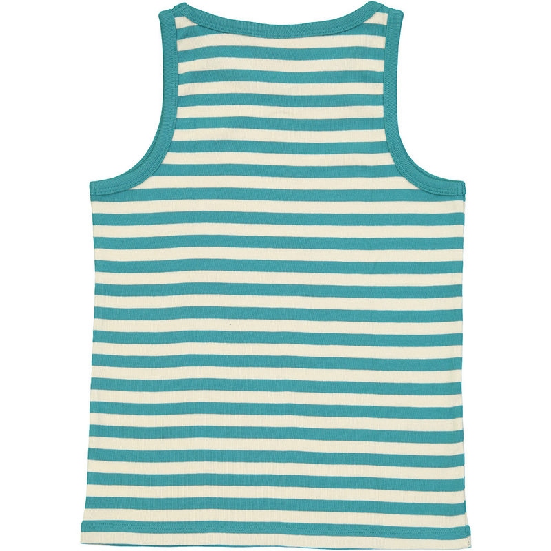  pack of striped Organic Cotton vest tops