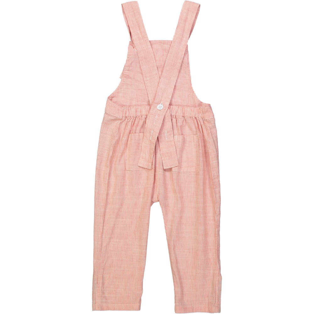 KOBE Baby Linen & Cotton Overalls/Coral