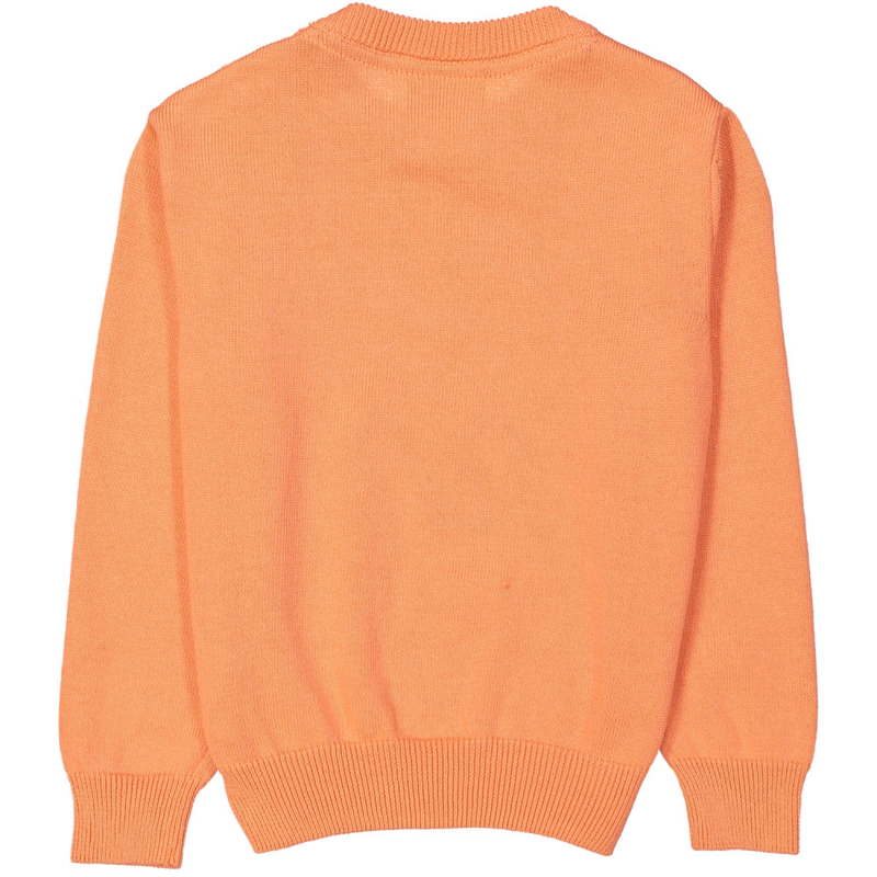 KYOTO Tootsa Tots jacquard knit jumper/Coral