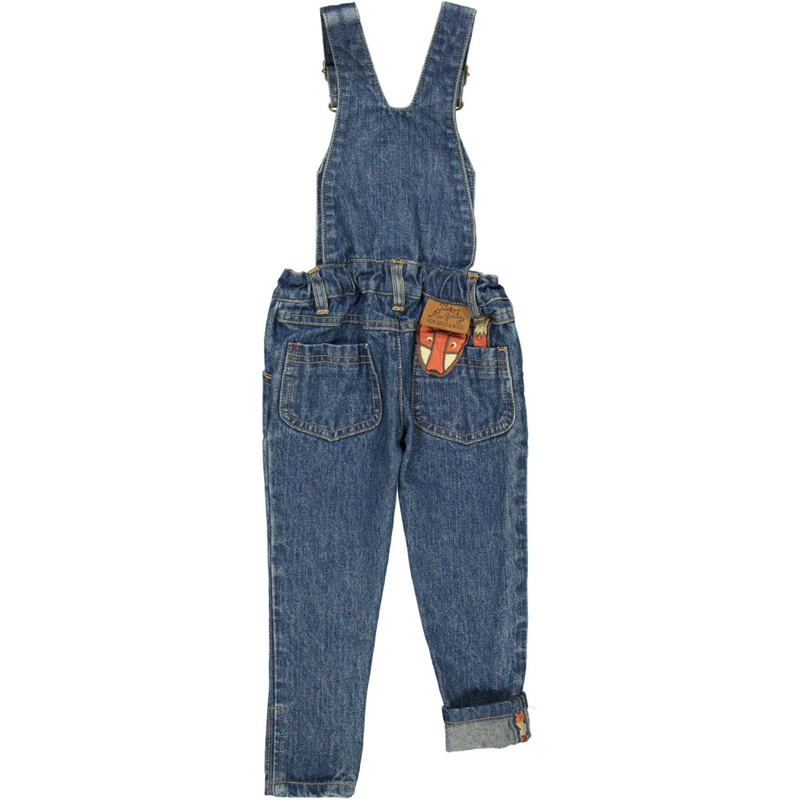 TOOTSA CLASSIC SLIM FIT DUNGAREES / Washed Blue