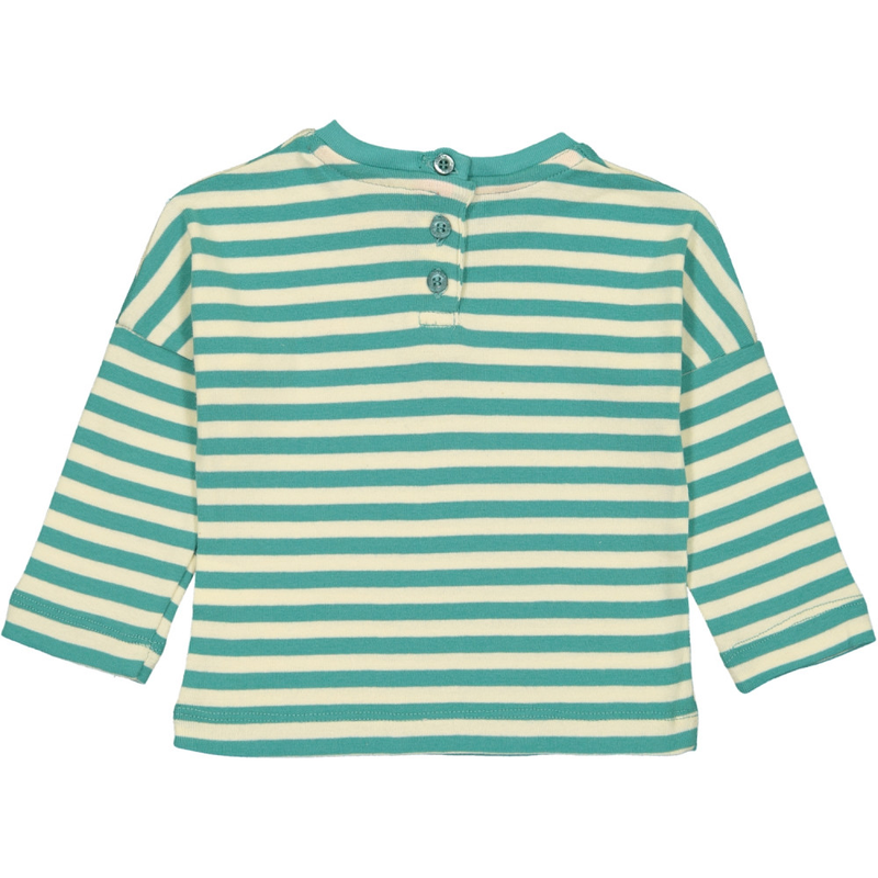 ESSENTIAL Baby Unisex Organic Cotton Long Sleeve T-shirts (Pack of 2)/Bright Red, Teal