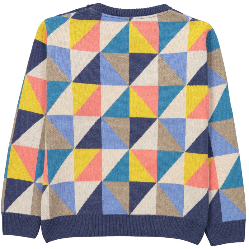 KASUMI Knit Jumper/Multicoloured (Triangles)