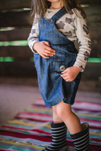 Load image into Gallery viewer, CALGARY Denim Pinafore Dress/Dark Denim
