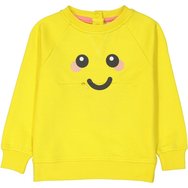 CLASSIQUE UNAGI Sweat en coton bio/Jaune soleil