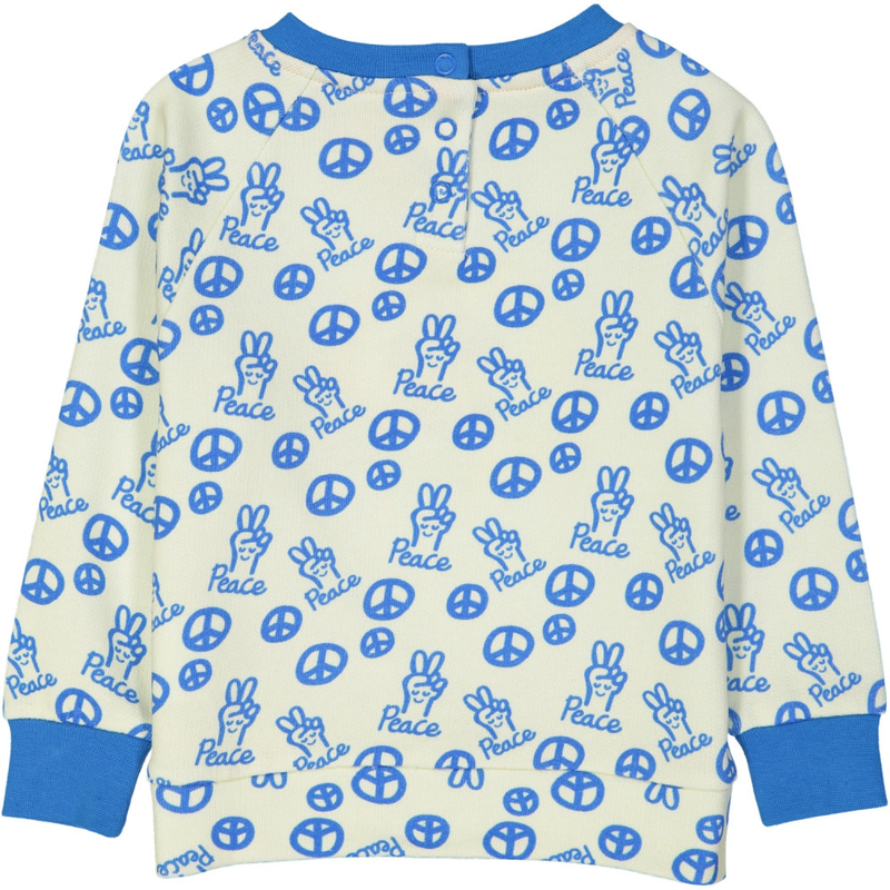 TEKAMI Tootsa Bébé Sweat imprimé et brodé/bleu vif