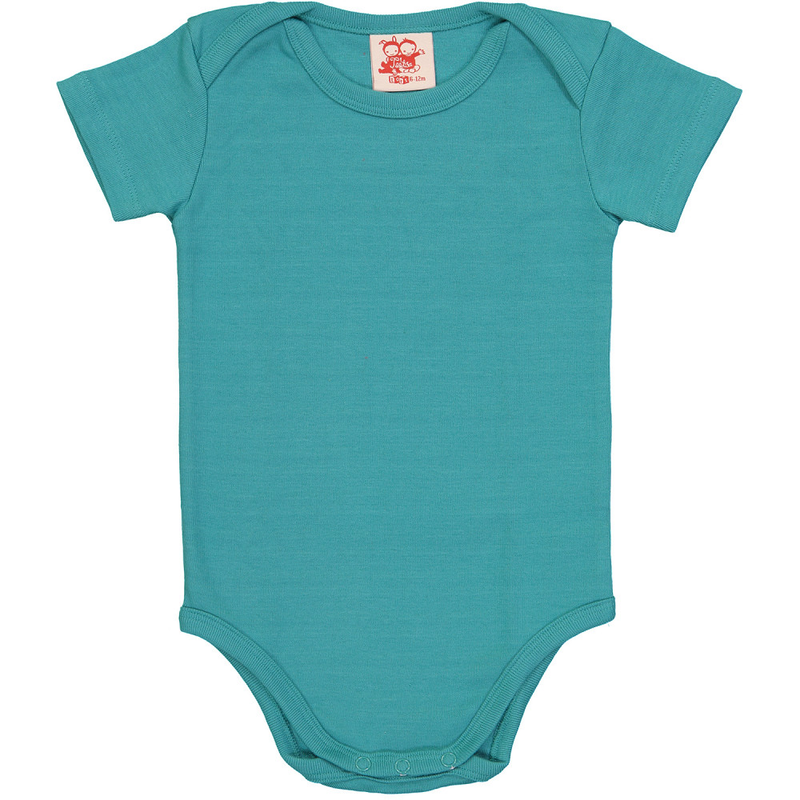 ESSENTIEL Lot de 4 Bodies unis en coton bio Tootsa bébé/Marine, Rouge, Jaune, Vert