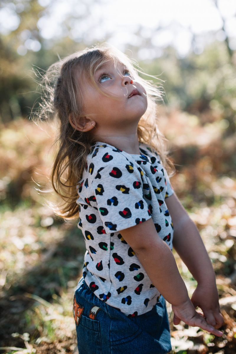 ANTOPHILA T-shirt bébé en coton bio/ Gris