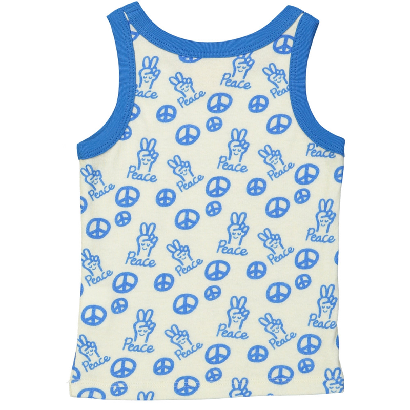 TOKOYO All over printed Tootsa Tots Vest Top/Bright Blue