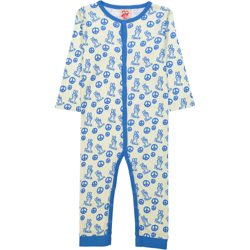 POKETTO All over printed Tootsa Tots romper/Bright Blue