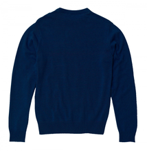 Load image into Gallery viewer, CLASSIC FOX Adult Sized Jacquard Knit Jumper/Deep Blue
