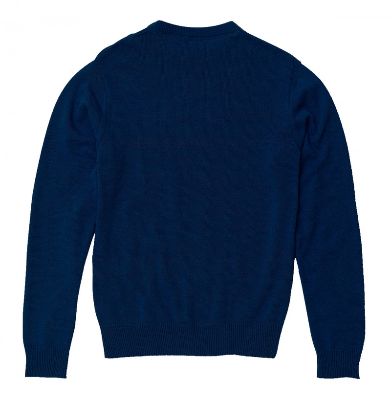 CLASSIC FOX Adult Sized Jacquard Knit Jumper/Deep Blue