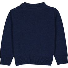 Load image into Gallery viewer, CLASSIC MORTIMERE Jacquard Knit Jumper/Deep Blue
