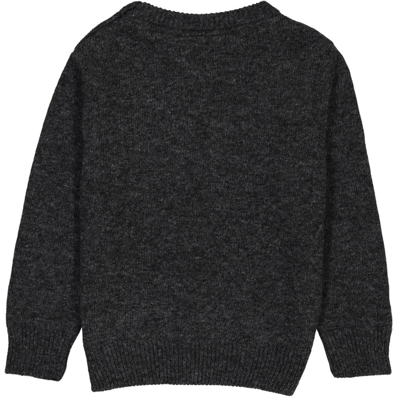 CLASSIC DAWA Jacquard Knit Jumper/Charcoal