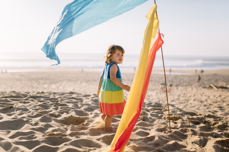 HALEIWA Robe en jersey de coton bio Tootsa bébé/Multicolor