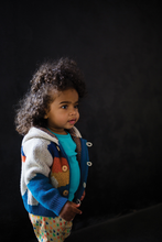 Load image into Gallery viewer, CLASSIC NIJI Baby Unisex Chunky Lambswool Knit Cardigan/Multicoloured
