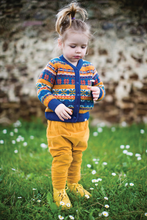 Load image into Gallery viewer, ORIZURU Tootsa Tots Fairisle Knit Cardigan/Multicoloured
