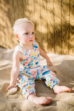 Load image into Gallery viewer, ANCHOR POINT Tots Organic Cotton Jersey Dungarees/Multicoloured (Under The Sea)
