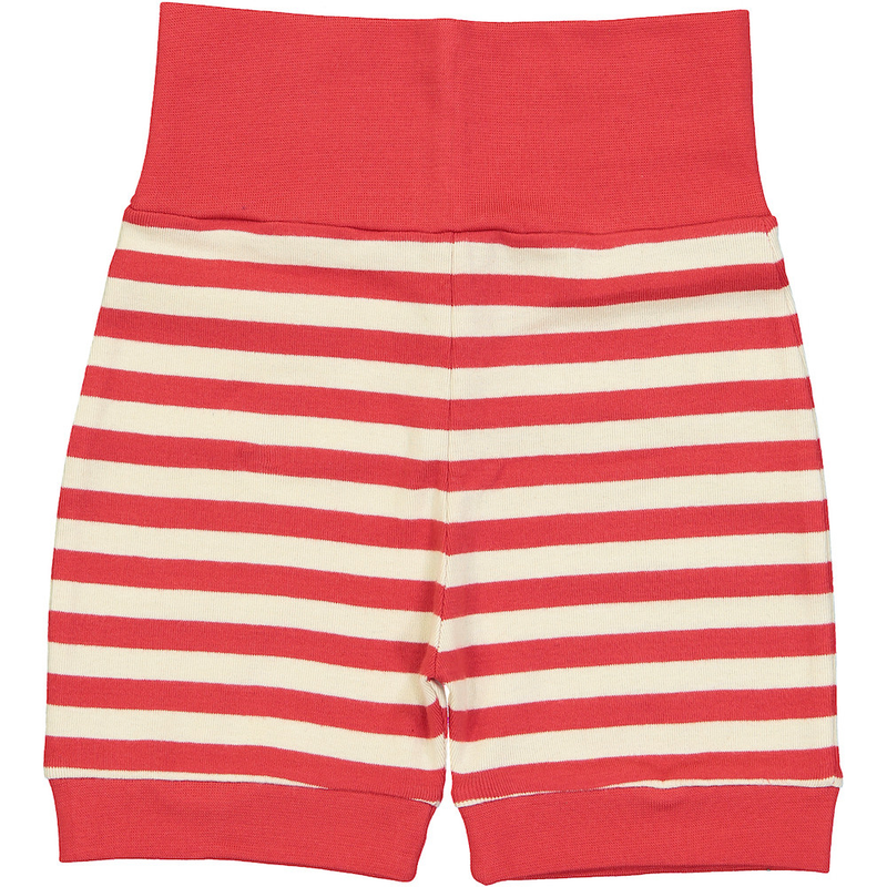 ESSENTIAL Baby Unisex Organic Cotton Bloomer Shorts (Pack of 2)/Bright Red, Teal