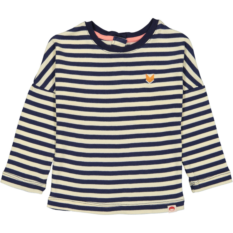 ESSENTIAL Baby Unisex Organic Cotton Long Sleeve T-shirts (Pack of 2)/Sun, Navy