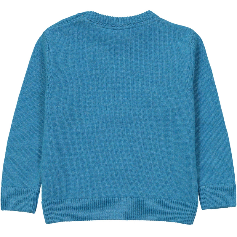 ETSUKO Jacquard Knit Jumper/Teal