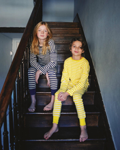 Load image into Gallery viewer, ESSENTIAL Kids Organic Cotton Harem Leggings (Pack of 2)/Sun, Navy
