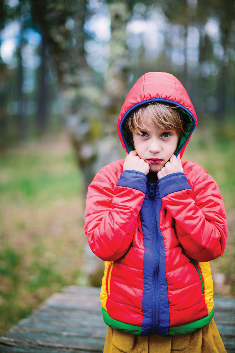 CLASSIC AASGARD Packaway Puffa Jacket/Bright Red