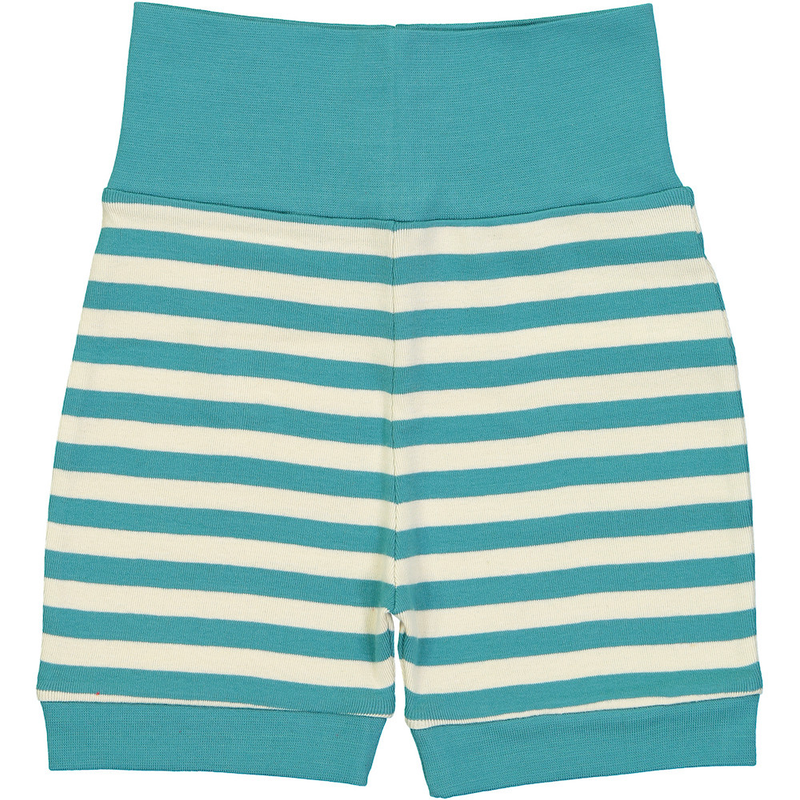 ESSENTIAL Baby Unisex Organic Cotton Bloomer Shorts (Pack of 2)/Bright Red, Teal