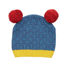 Load image into Gallery viewer, CLASSIC YUKI Knitted Hat/Indigo (Origami paper)
