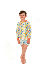 Load image into Gallery viewer, SOPORRO baby, all over printed jersey shorts/Bright Blue
