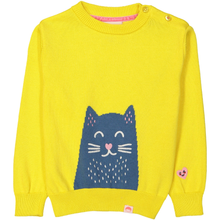 Load image into Gallery viewer, KYOTO Tootsa Tots jacquard knit jumper/Sun
