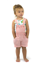 Load image into Gallery viewer, TRESTLES Tots Organic Cotton Printed Vest Top/White (Hawaiian)
