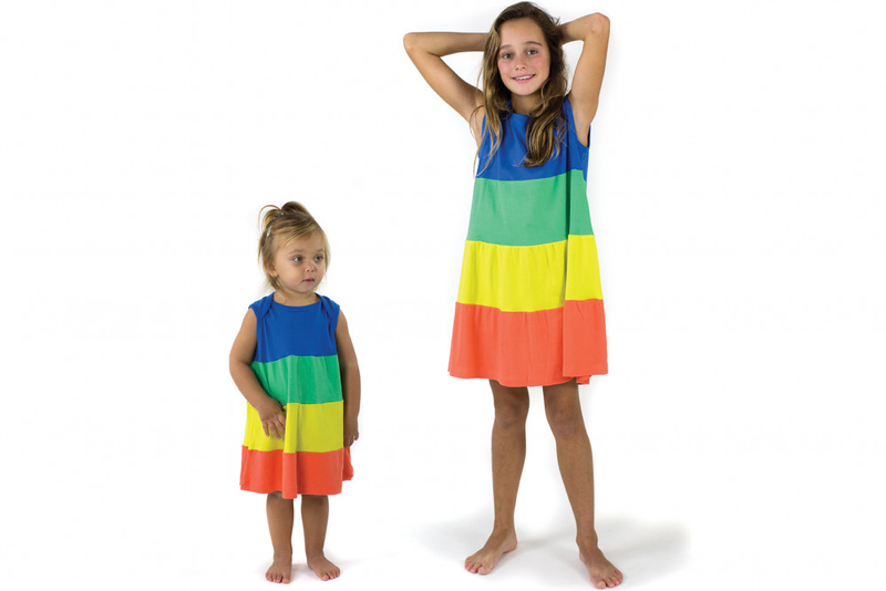 HALEIWA Robe en jersey de coton bio Tootsa bébé/Multicolor