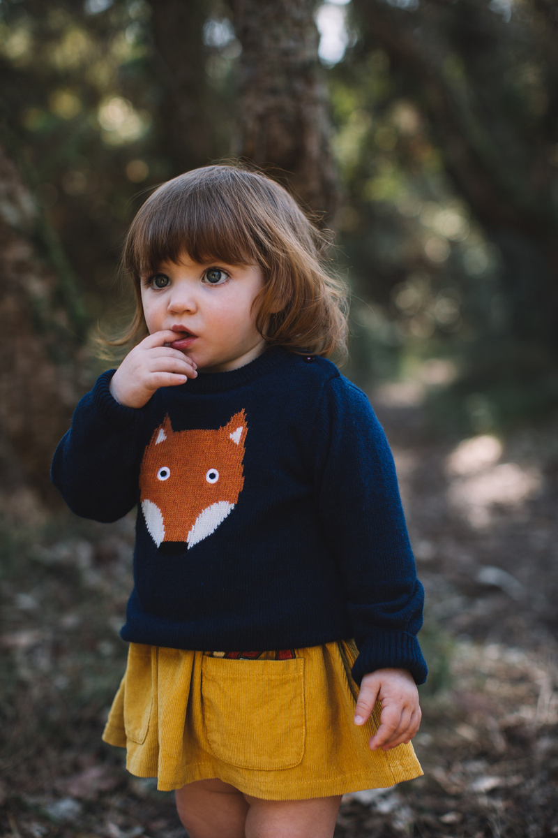 CLASSIC BABY UNISEX CORDUROY SMOCK DRESS/Mustard