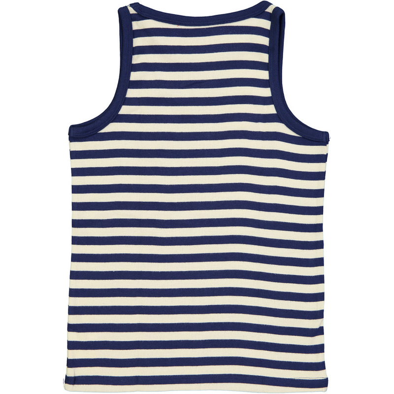 ESSENTIAL Organic Cotton Vest tops (Pack of 2)/Sun, Navy