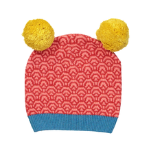 Load image into Gallery viewer, CLASSIC YUKI Knitted Hat/Coral (Origami paper)
