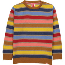 Load image into Gallery viewer, KASUMI Knit Jumper/Toffee (Striped) 
