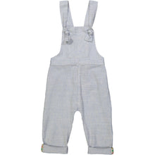 Load image into Gallery viewer, KOBE Tots Linen &amp; Cotton Overalls/Periwinkle 
