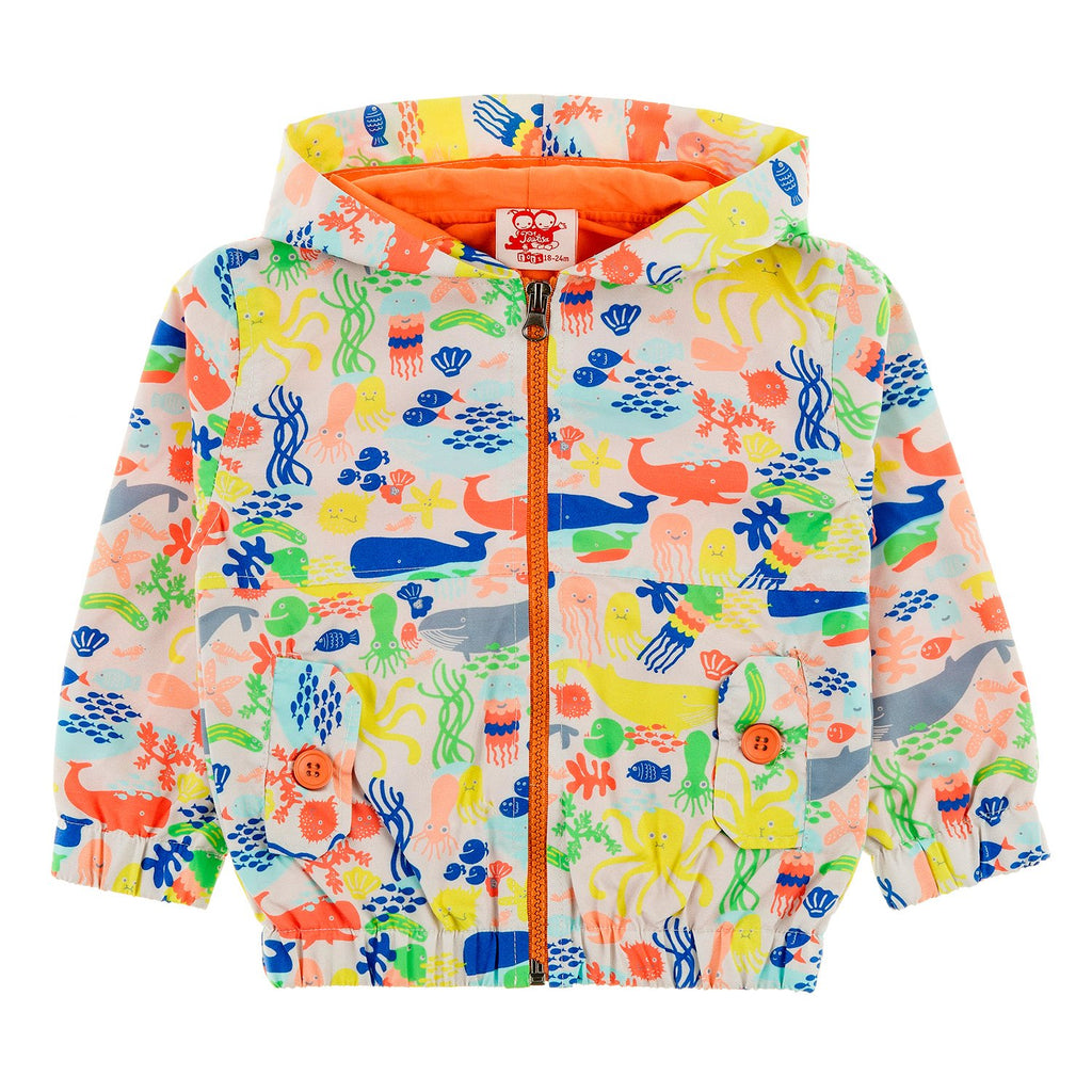 MAUI Tots All Over Printed Rain Jacket/Multicoloured (Under The Sea) 