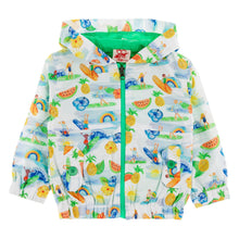 Load image into Gallery viewer, MAUI Tots All Over Printed Rain Jacket/White (Hawaiian) 
