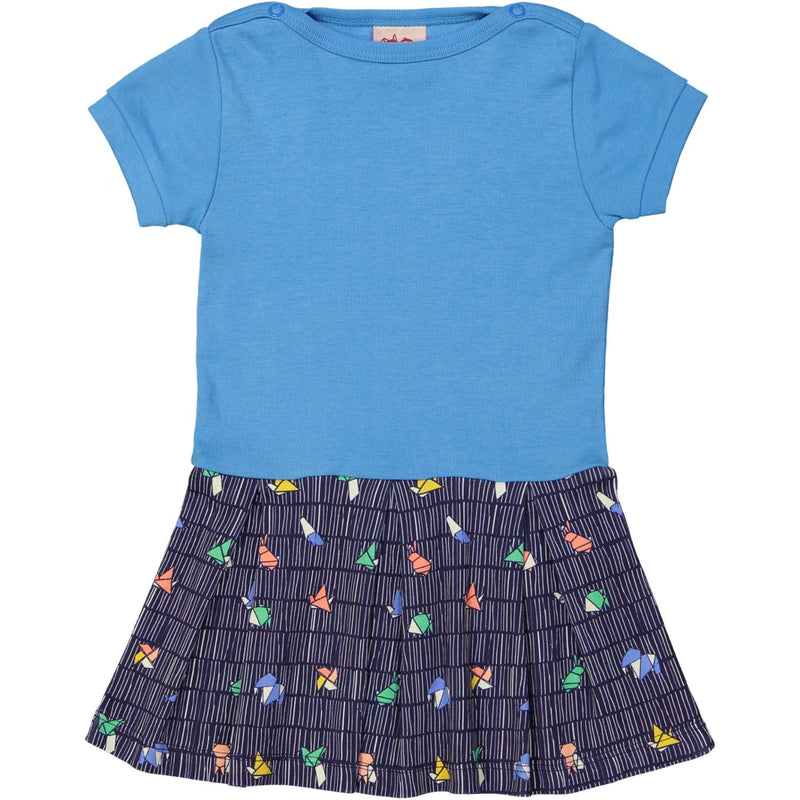 NOODLE Tootsa Tots Organic Cotton Dress/Ink