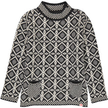 Load image into Gallery viewer, OSLO Patterned Knit Jumper / Charcoal
