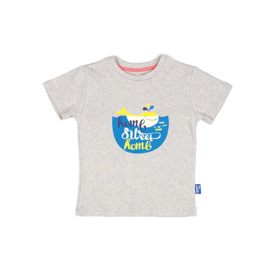 PASTA POINT T-shirt coton bio Tootsa bébé/Indigo (Save our Seas)