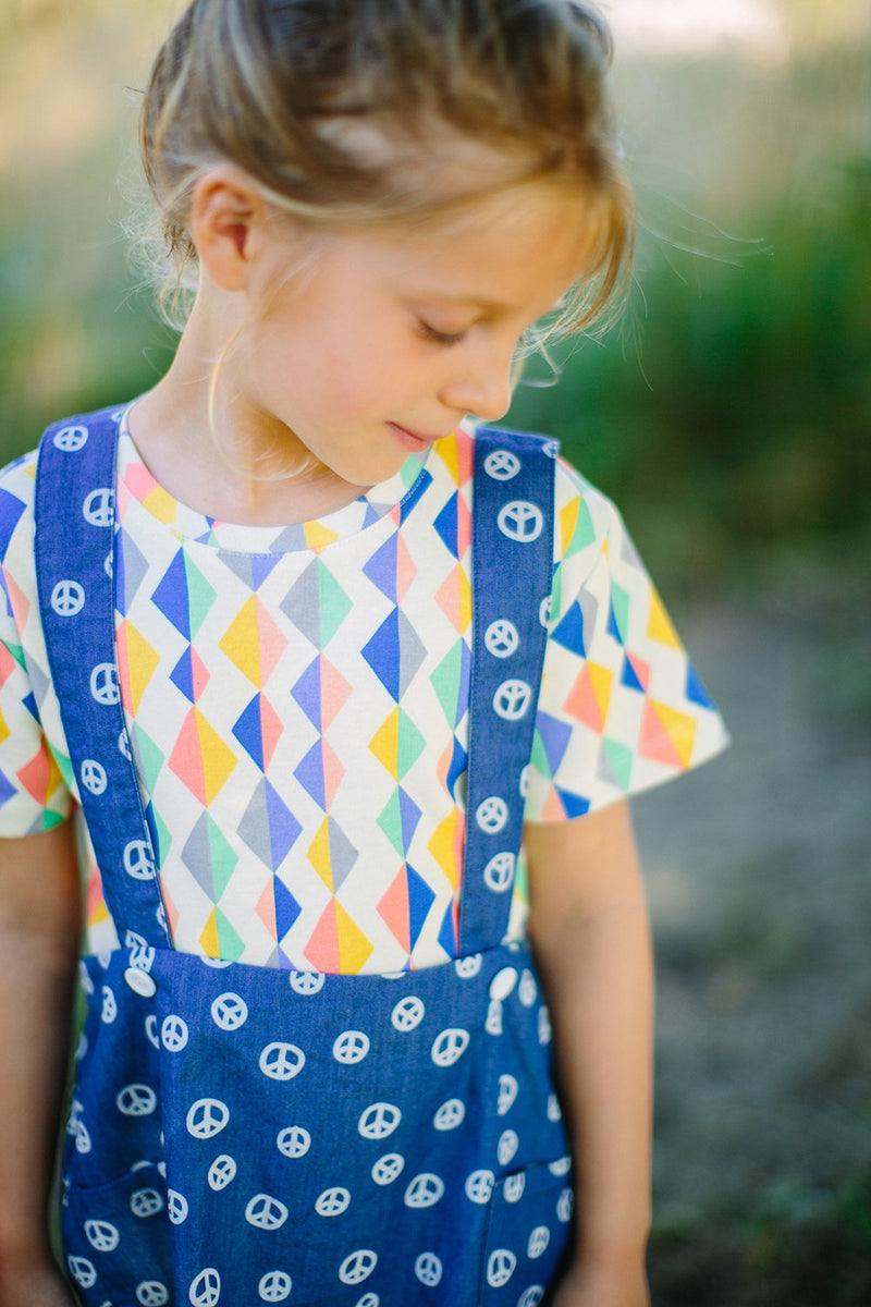 ORIGAMI All over printed Tootsa Tots T-Shirt/Multi