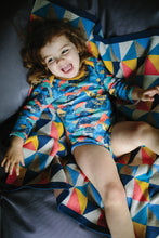 Load image into Gallery viewer, AIRI Waffle Organic Cotton Tootsa Tots Body/Navy
