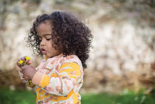 Load image into Gallery viewer, AYAKO Organic Cotton Printed Tootsa Tots Sweatshirt/Yellow
