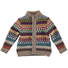 Load image into Gallery viewer, Lochnagar Chunky Knit Cardigan / Multi Coloured 
